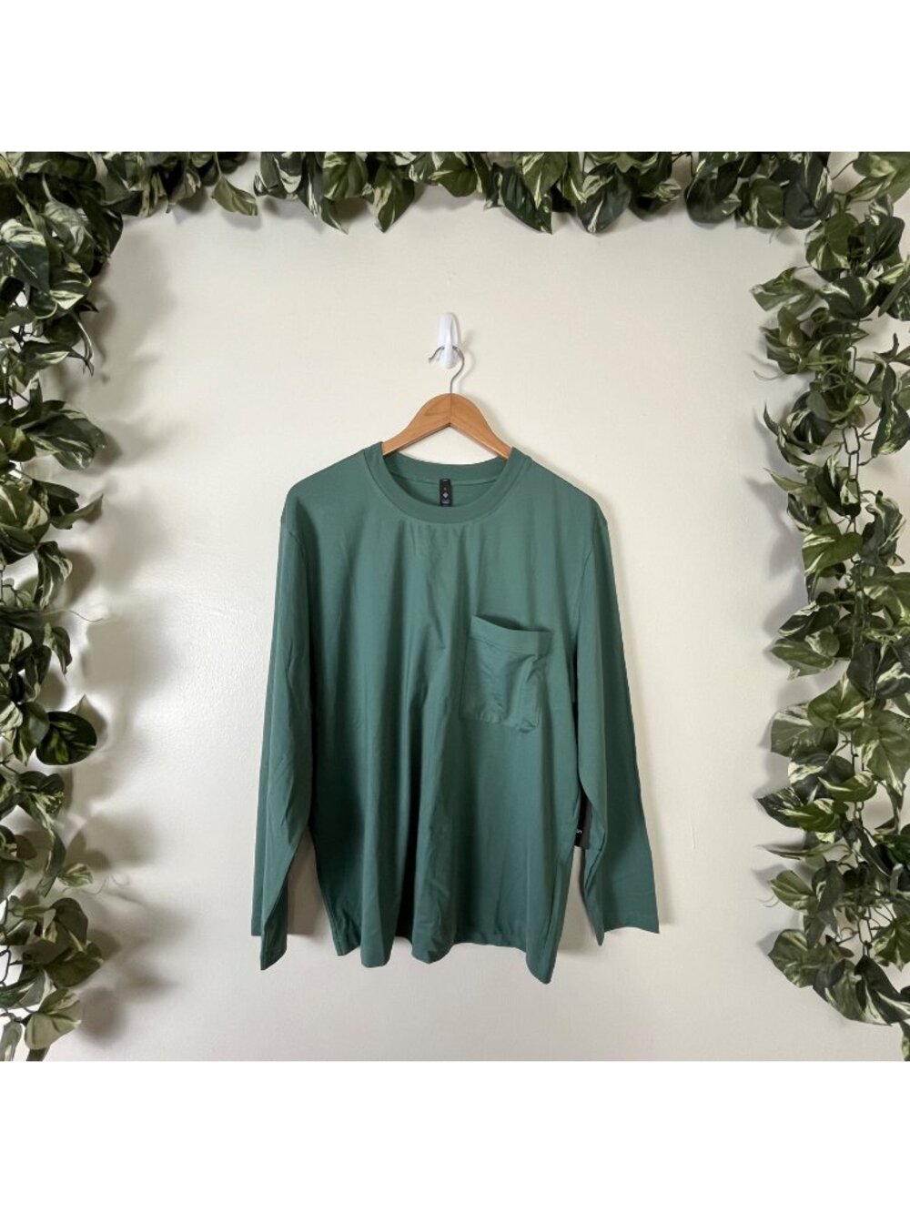 Lululemon Athletic Fundamental Oversized Long Sleeve Shirt Green NWT Sz S